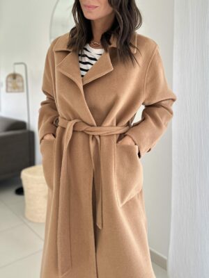 manteau-long-camel-laine-ceinture