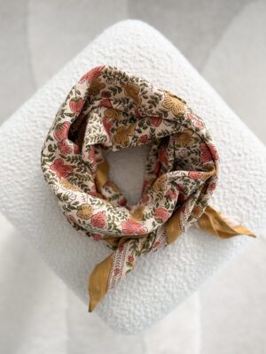 Foulard-indien-imprimé-ellis-ocre