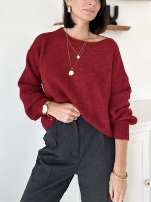 pull-maille-mancheslongues-colbateau-bordeaux