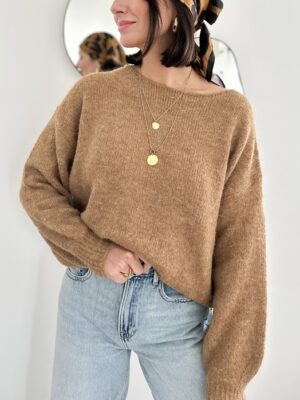 pull-maille-mancheslongues-colbateau-camel