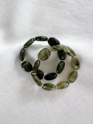 bracelet-resine-vert-opaque