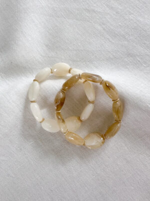 bracelet-resine-beige