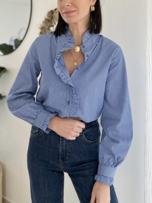 Chemise-rayures-fines