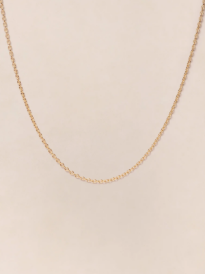 Collier-chaîne-simple-doré