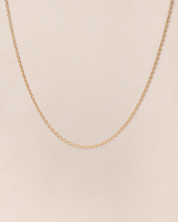 Collier-chaîne-simple-doré