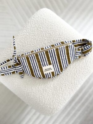 Sac-banane-Kids-Stripe-Kaki