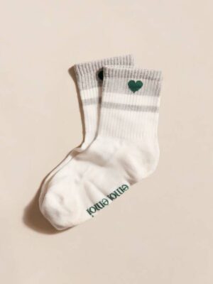 Chaussettes-coeur-gris