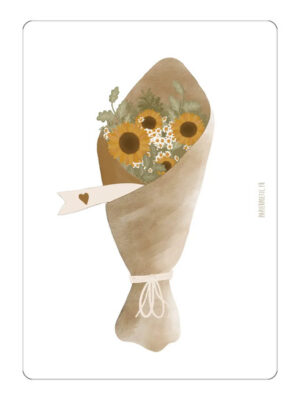 Carte "bouquet d’automne"