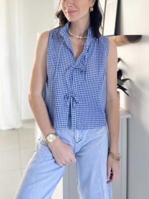 Top-sans-manches-vichy