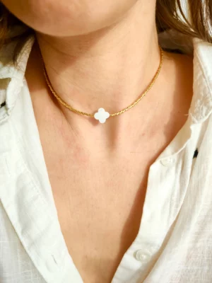 Collier-trèfle