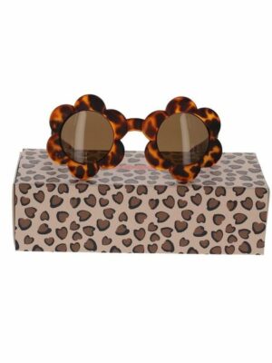 Lunettes-soleil-fleurs-léopard