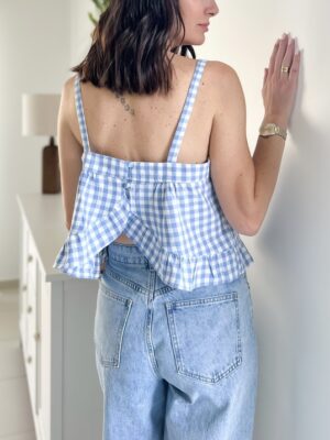 Top-vichy-bleu-bretelles-coupe-ample-courte