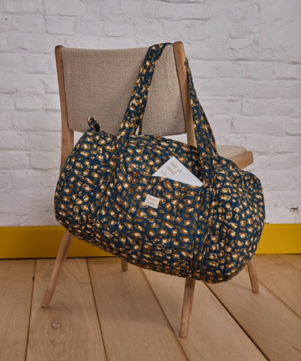 Sac week-end Léo navy – Image 2