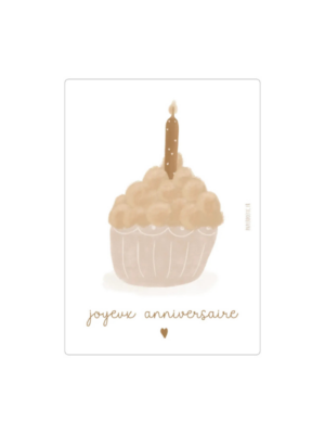 carte anniversaire brioche