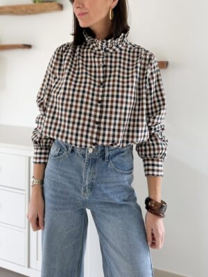 chemise-carreaux-col-victorien-manches-longues