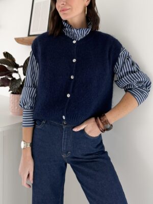 gilet-sans-manches-maille-marine