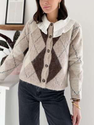 gilet-jacquard-maille-beige