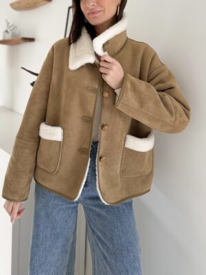 manteau-fausse-peau-beige-beige
