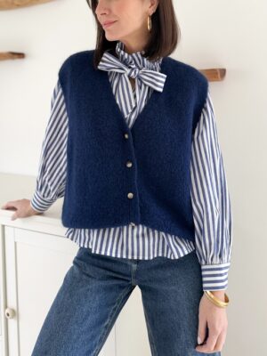 Gilet-maille-sans-manches-marine