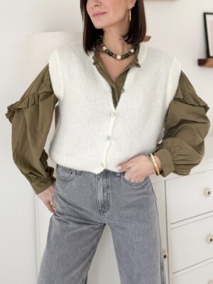 gilet-maille-sans-manches-écru