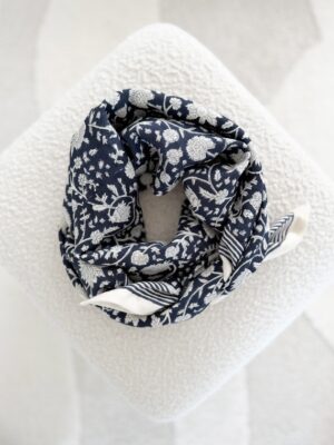 foulard-indien-imprime-anjali-encre