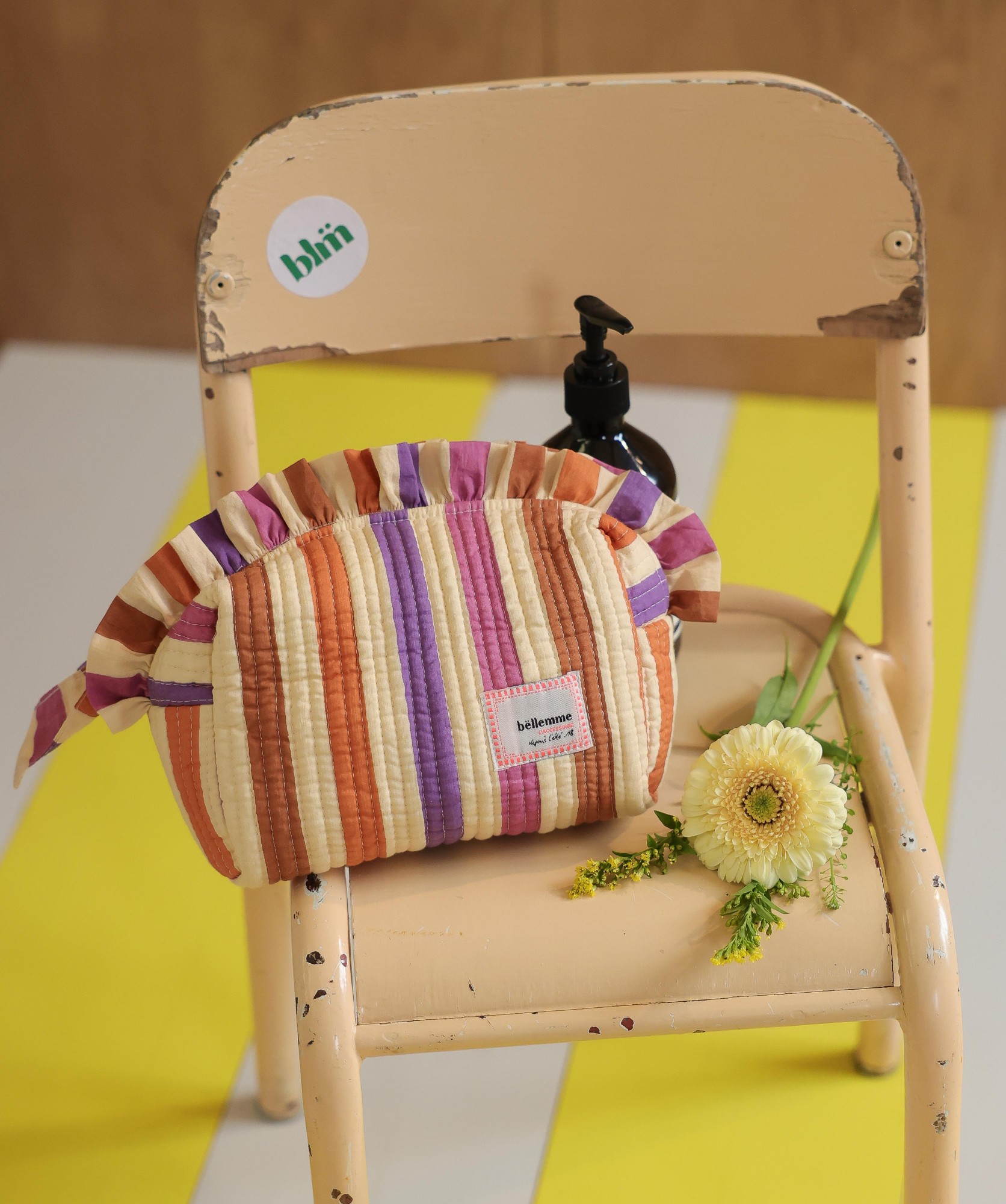 Trousse de toilette petit format | Rayures – Image 2