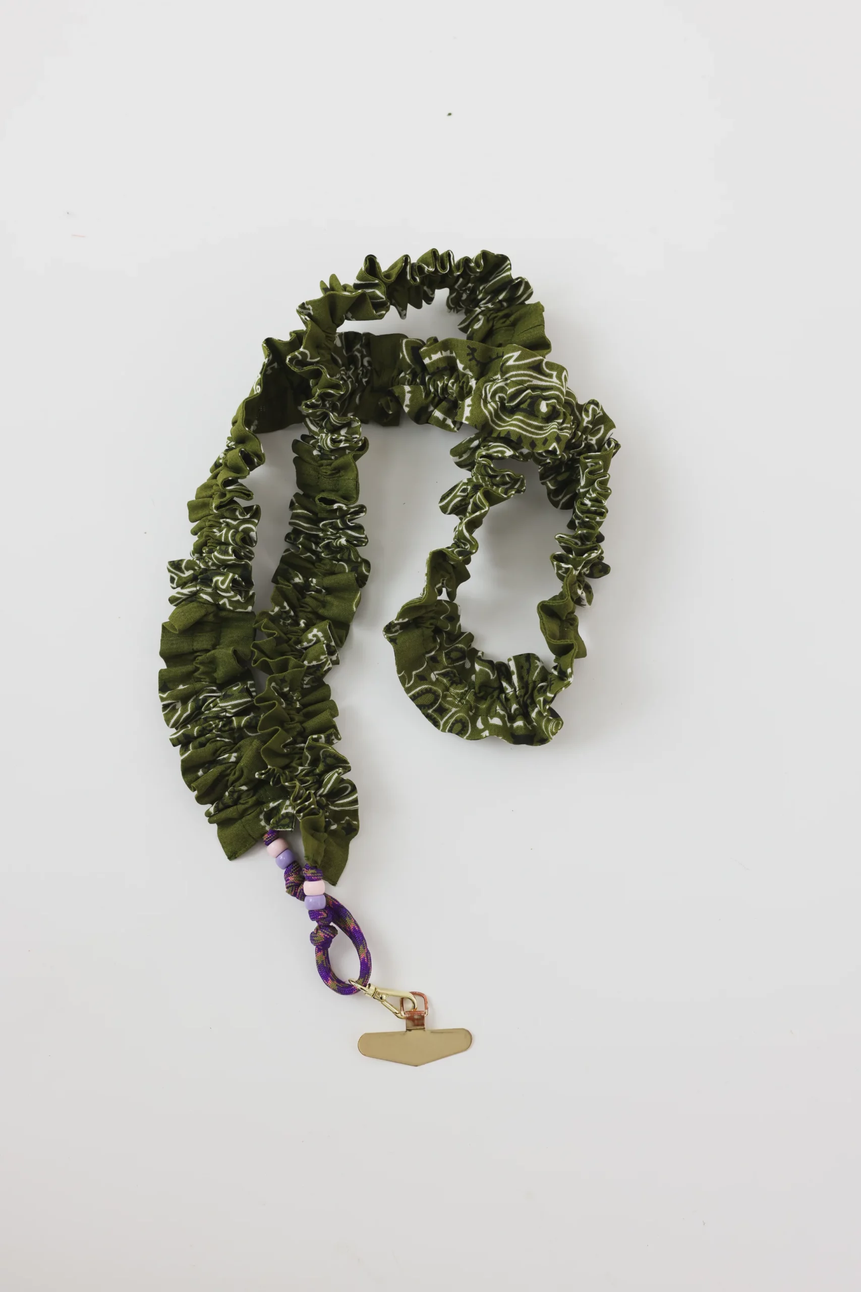 cordon telephone froufrou olive