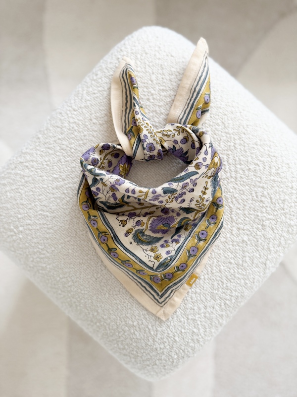 Petit foulard Haydee Sorbet Citron