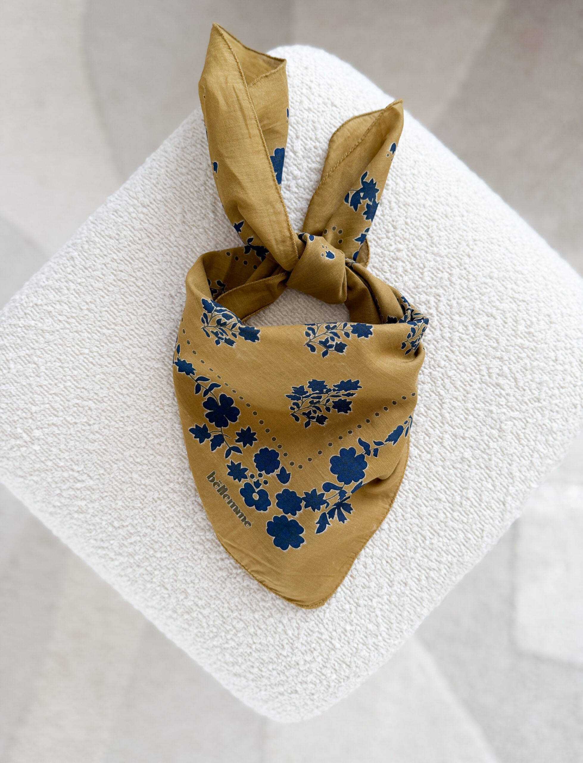 petit foulard ginger mordoré
