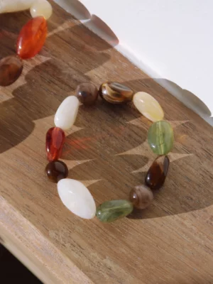 Bracelet en perles colorées