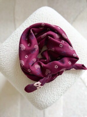 grand foulard Anastase bordeaux