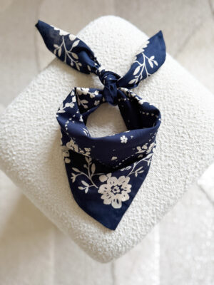 petit foulard Antonia marine
